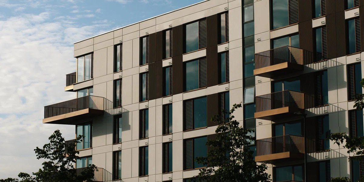 apartment building with key management systems for building keys